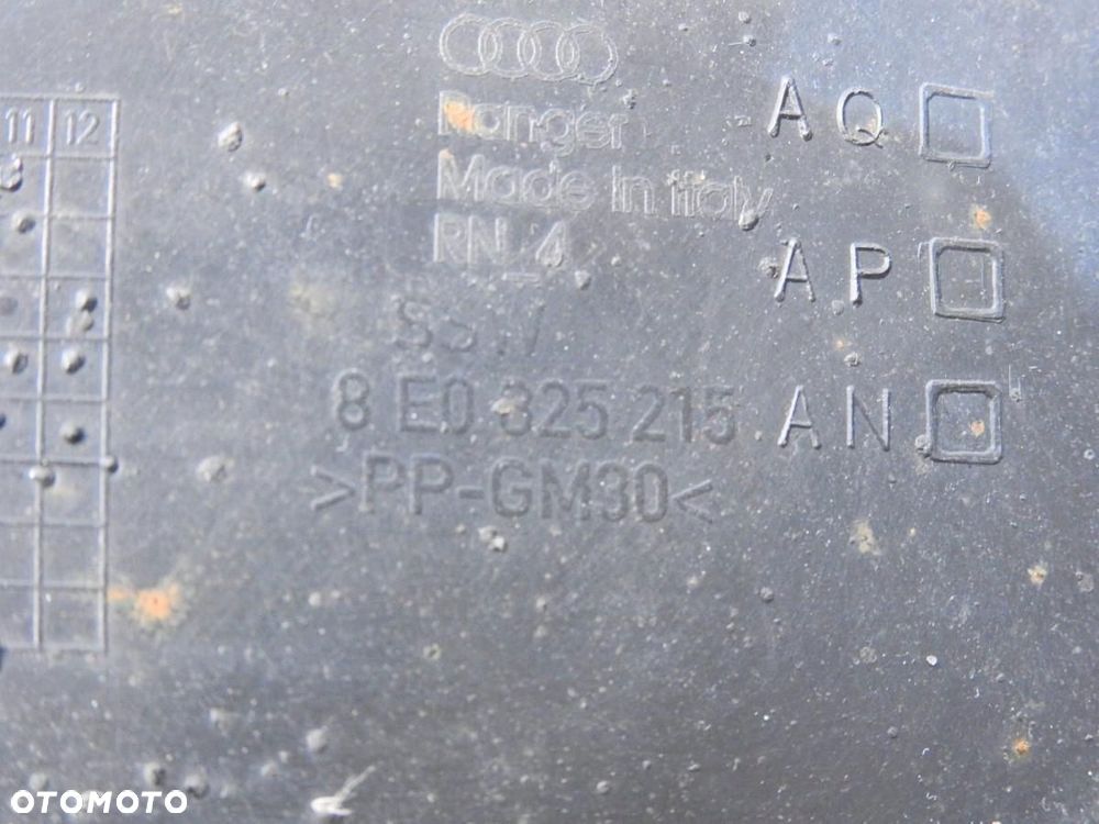 OSŁONA PODWOZIA LEWY TYŁ AUDI A4 B7 AVANT 8E0825215 - 5