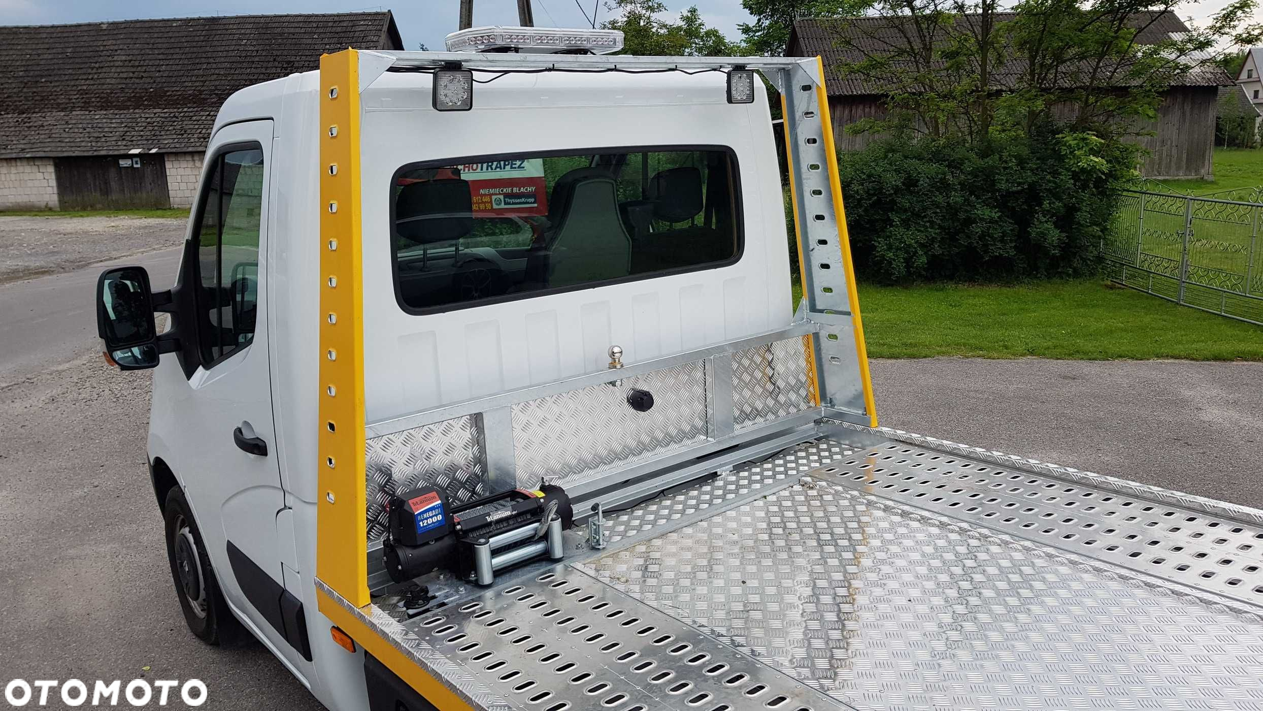 Renault Master Zabudowa laweta najazd nowa produkcja MOTO-LUK - 4