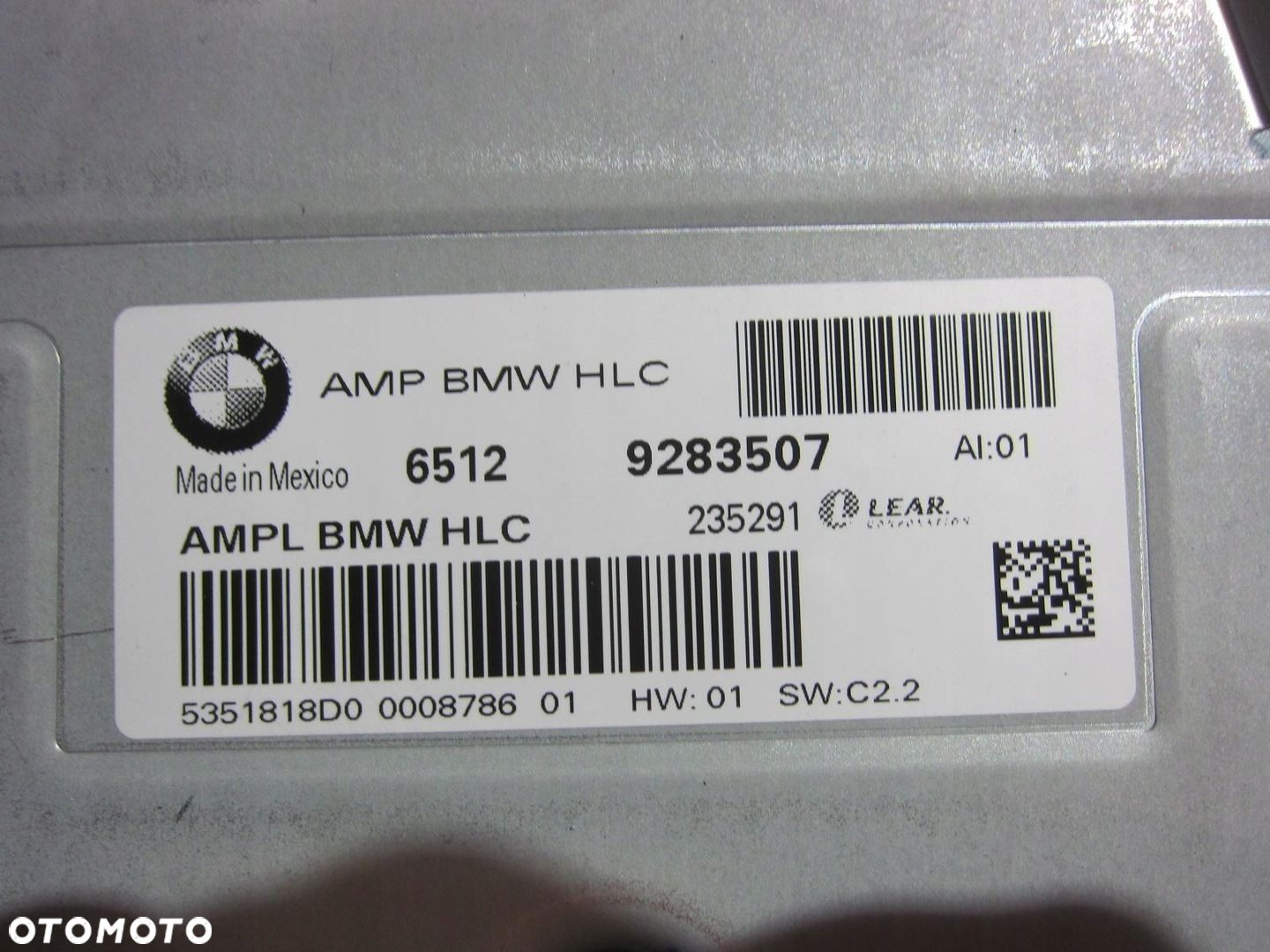 BMW F25 X3 2.0 N20 WZMACNIACZ HI FI HIFI 9283507 - 6