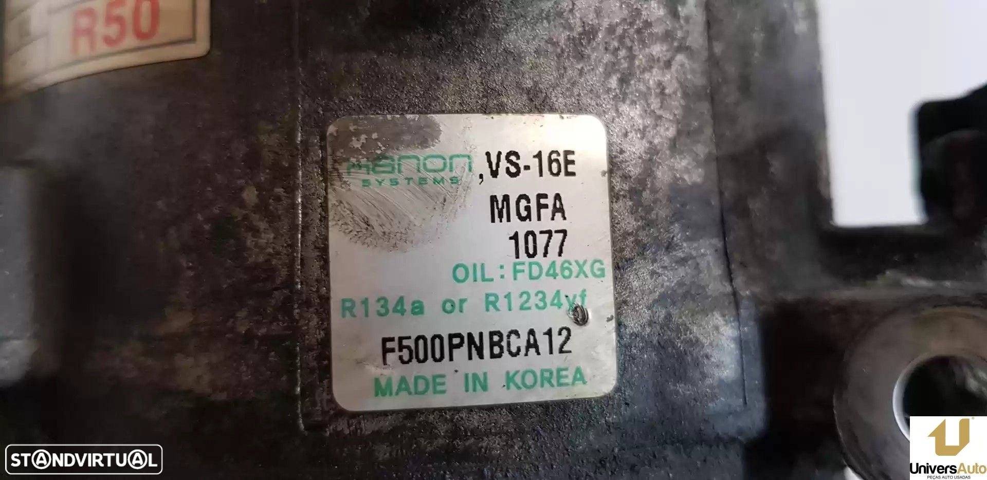 COMPRESSOR AR CONDICIONADO KIA CARENS IV 2017 -97701A4500 - 3