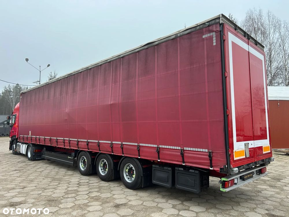 Berger FIRANKA MEGA 5170 KG BARDZO LEKKA / SAF OSIE / OŚ PODNOSZONA / 2019 ROK / BERGER ECOTRAIL LIGHT MEGA / OPONY R 19.5 / 2 KOŁA ZAPASOWE / DACH PODNOSZONY i REGULOWANY !! - 3