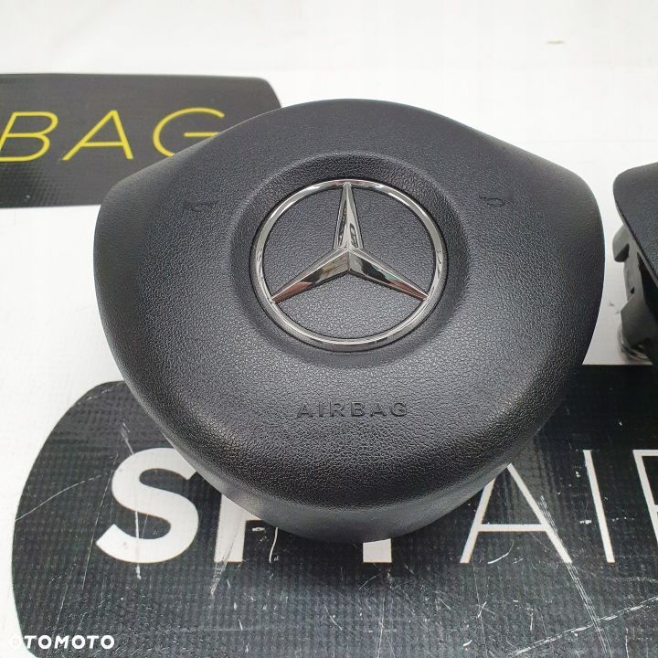 MERCEDES VITO W447 ZAŚLEPKA PODUSZKI AIRBAG AIR BAG PASY KIT SET - 3