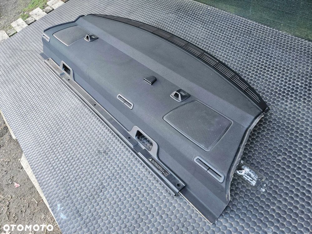 Półka Podszybie 7058347 9111244 7123386 Kratka Listwa Bagażnika Osłona Tapicerka Czarna Tył Tylna BMW 3 E90 LCI Lift Sedan - 5