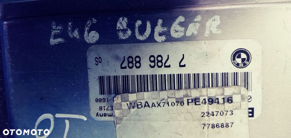 Komputer Sterownik  Silnika  BMW E46 7786887 - 2