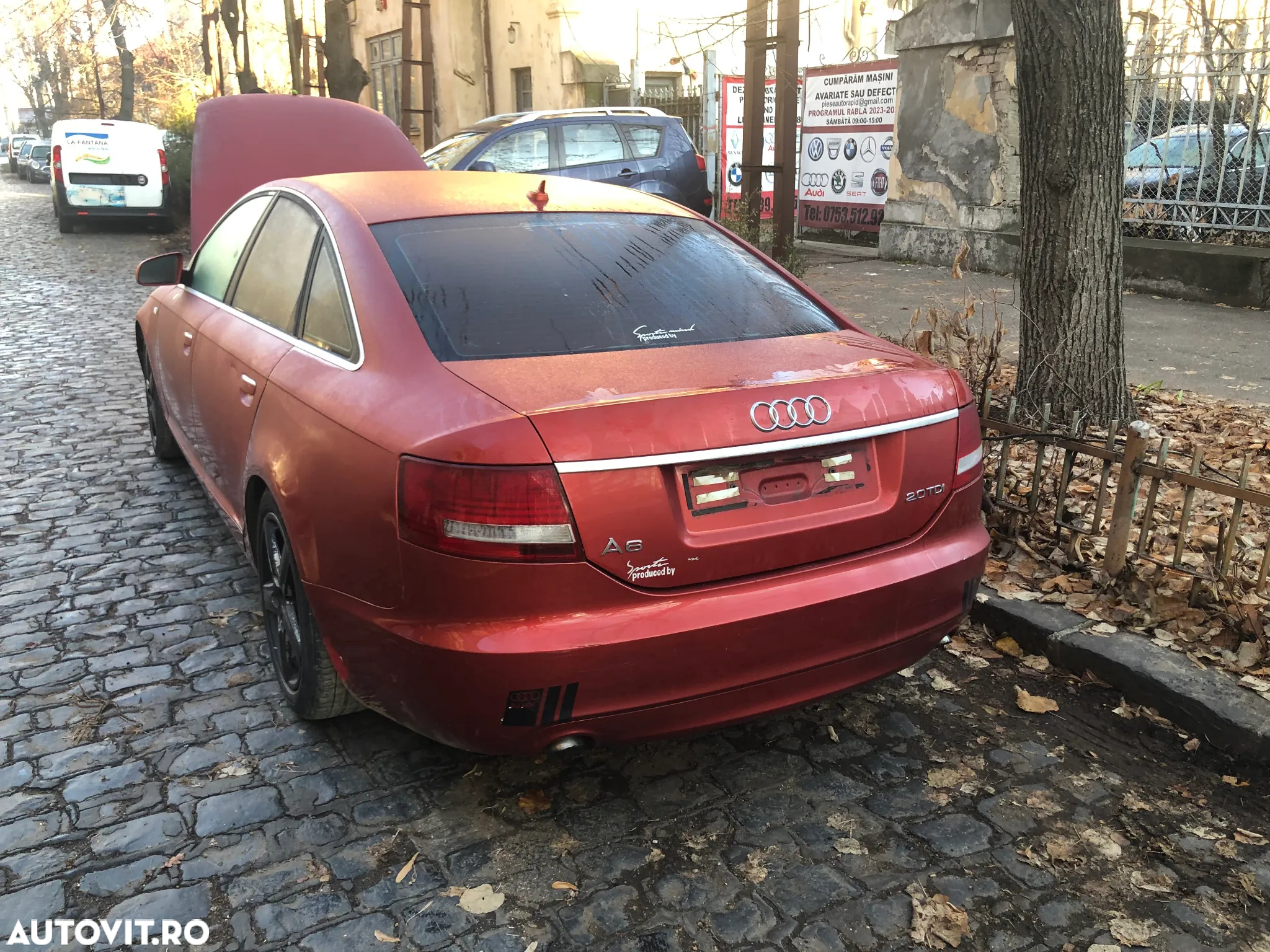 Dezmembrez Audi A6 C6 4F S line berlina 2.0 TDI rosu BRE - 2