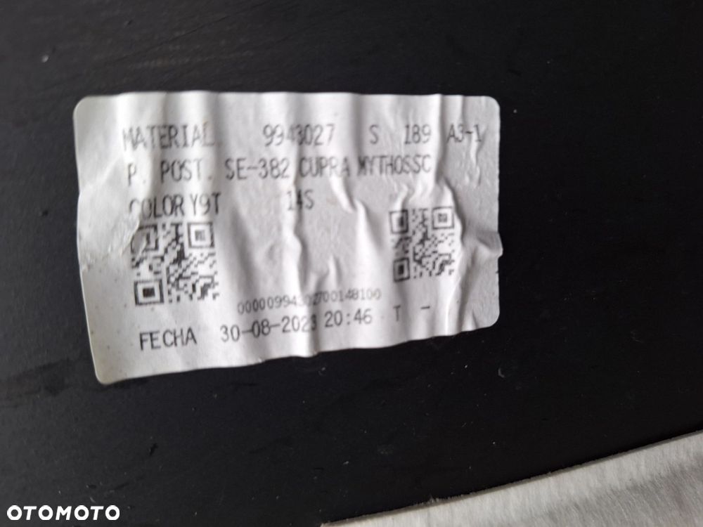 SEAT LEON IV CUPRA KOMBI SPORTSTOURER 20- 5FE ZDERZAK TYŁ TYLNY ORYG. 5FE807417 E/F/G/H WYSYŁKA 24H - 14