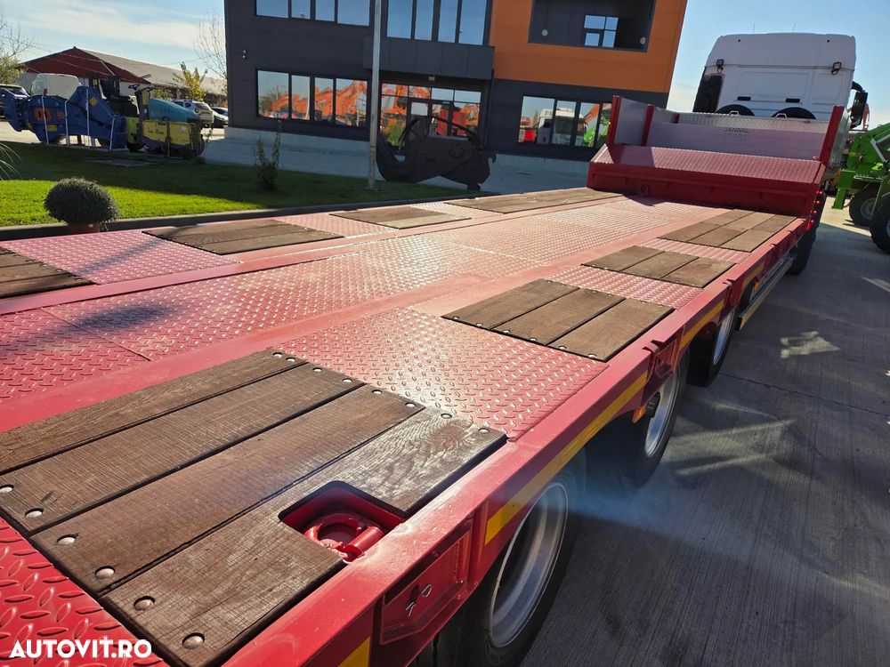 Janmil TRAILER 4 axe, rampe DUBLE, util 55t, axe SAF, Anv Goodyear, 2 roti rezerva, 2 axe viratoare, extensii lemn la 3m latime, obloane gat lebada, produs POLONIA, axa liftabila, garantie 1 an, leasing 5 ani cu rata lunara 6500 lei, PROMOTIE 67900 EUR+Tva - 11