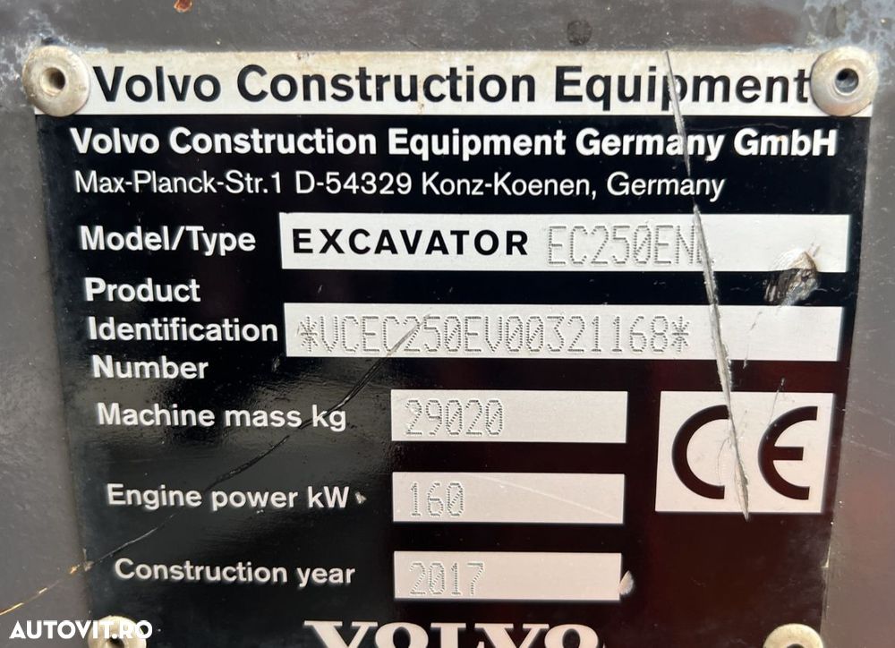 Volvo EC250E-NL Excavator - 4