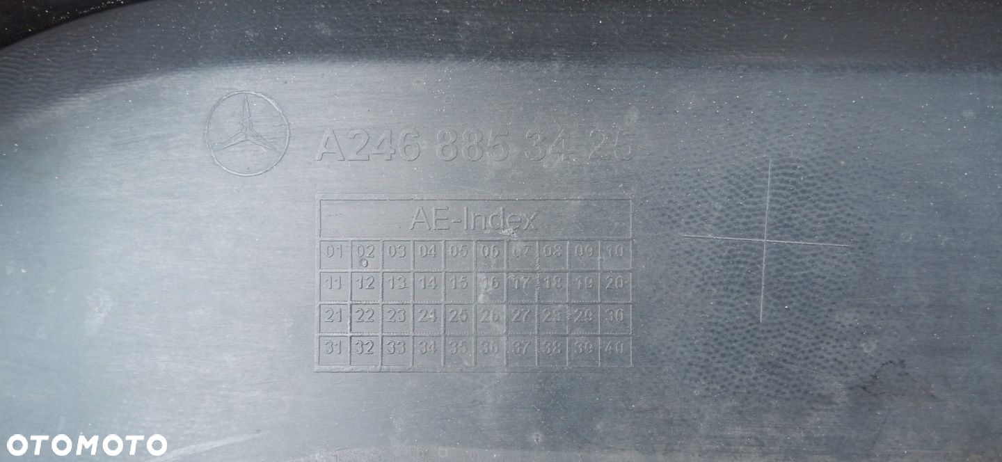 MERCEDES B KLASA W246 12- DYFUZOR DOKŁADKA ZDERZAKA TYŁ A2468853425 - 10