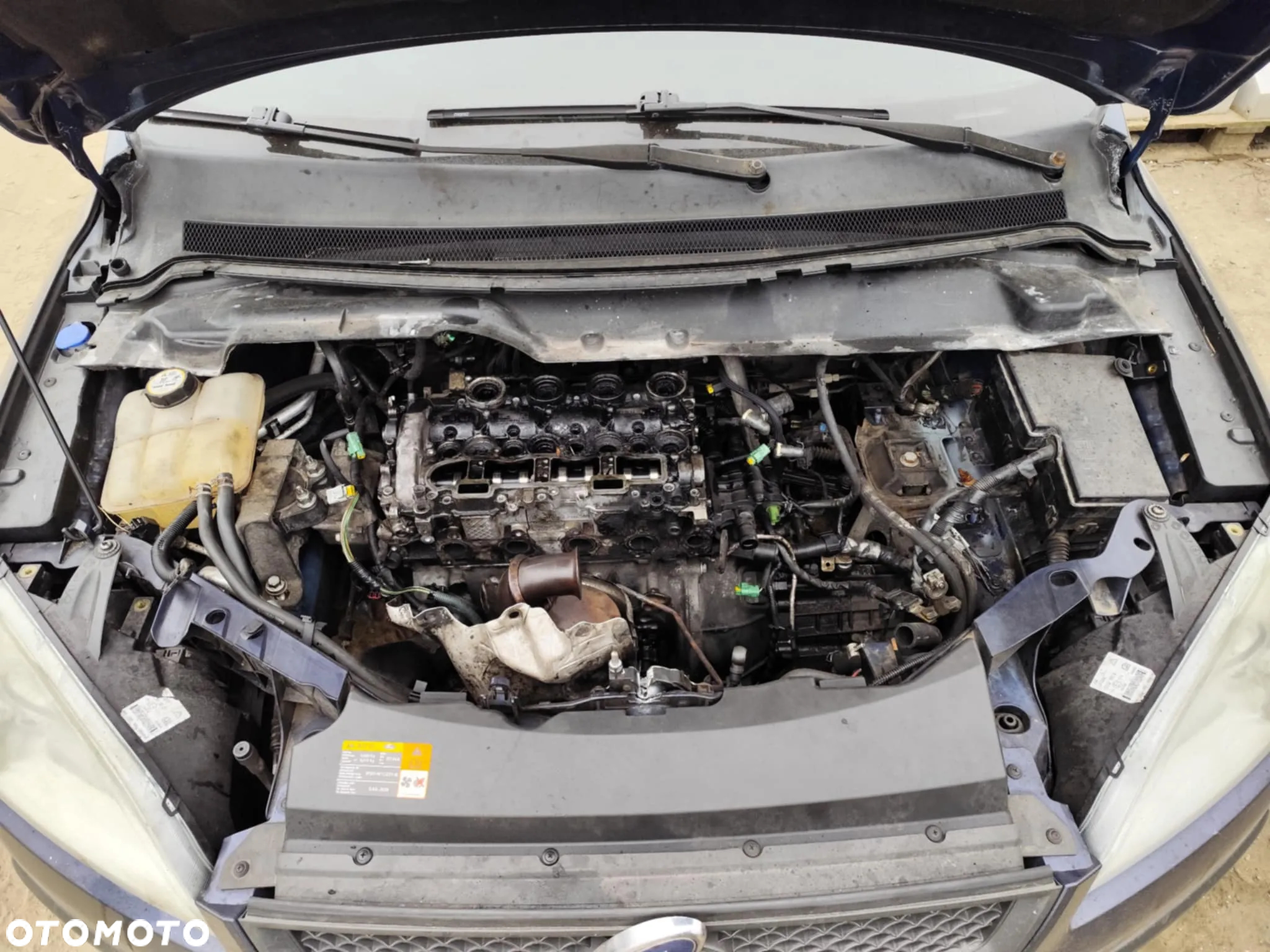 ford focus mk2 silnik 1.6 16v DV6 skrzynia MTX75 sanki belka przód tył wahacz zacisk zwrotnica - 2