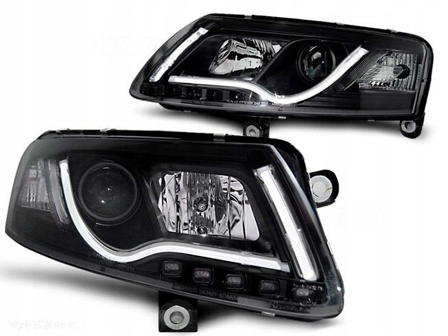 Reflektor Lampa Day line light LED Tube Neon Tuning Audi a6 C6 4f 2004-2008 - 2