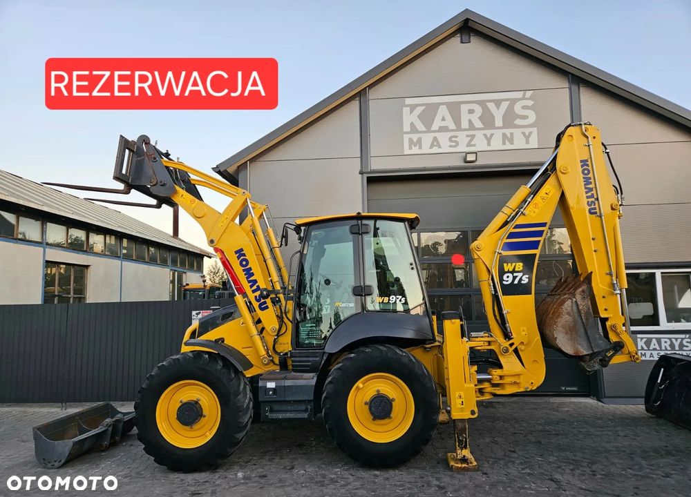 Komatsu KOPARKO-ŁADOWARKA KOMATSU WB97S 97 WB 93 WB97 97S