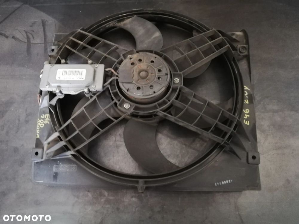 BMW E46 320D WENTYLATOR CHŁODNICY KLIMATYZACJI MODUŁ 7790896 - 1