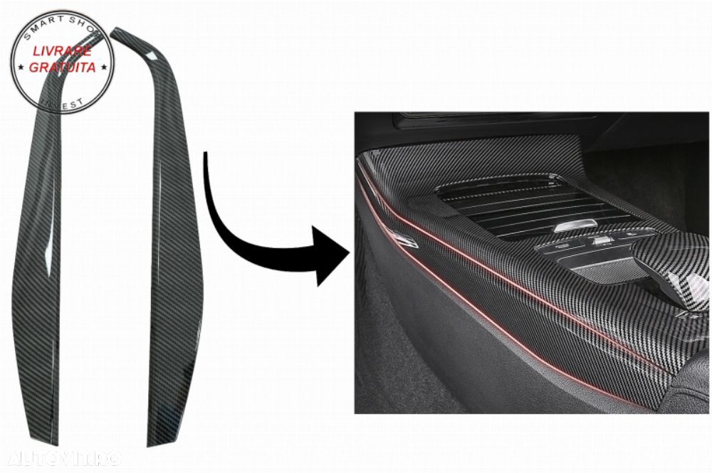 Kit Interior Complet cu Ornamente interior Consola Centrala Spate Mercedes A-Class- livrare gratuita - 13