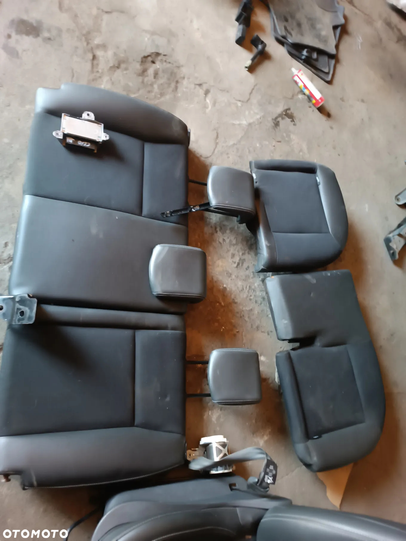 RENAULT CLIO III LIFT 2012R KOMBI KOMPLET FOTELI ALCANTARA PÓŁ-SKÓRA FOTEL KIEROWCY PASAŻERA TYŁ EUROPA - 3