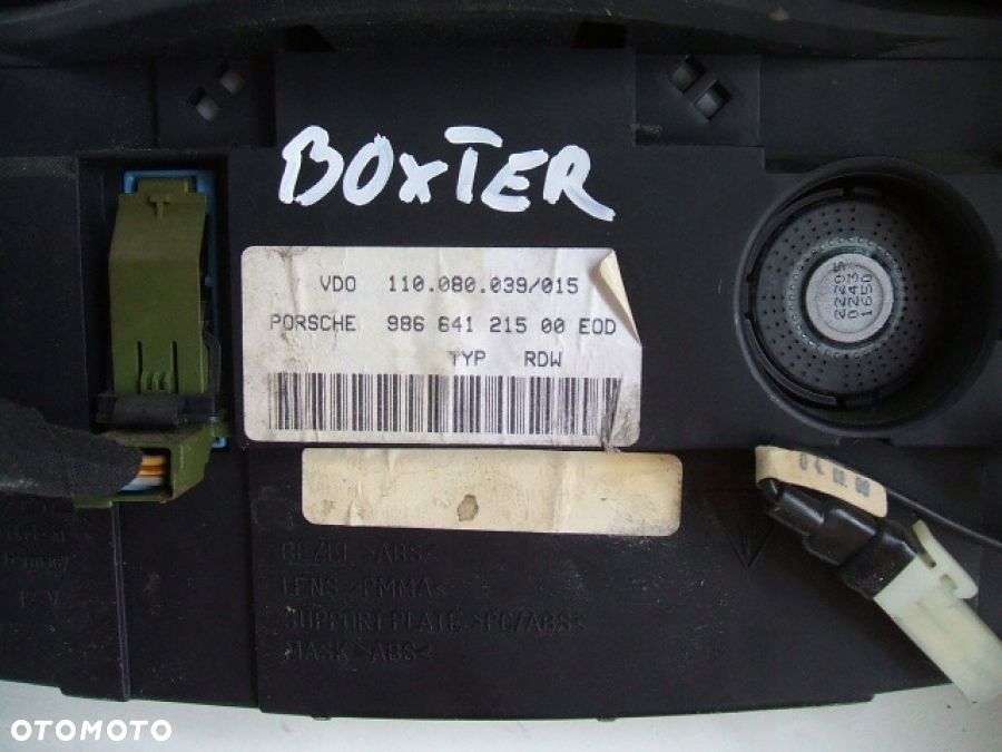 PORSCHHE BOXSTER 986 LICZNIK ZAGAR ZEGARY 98664121500 EUROPA - 4