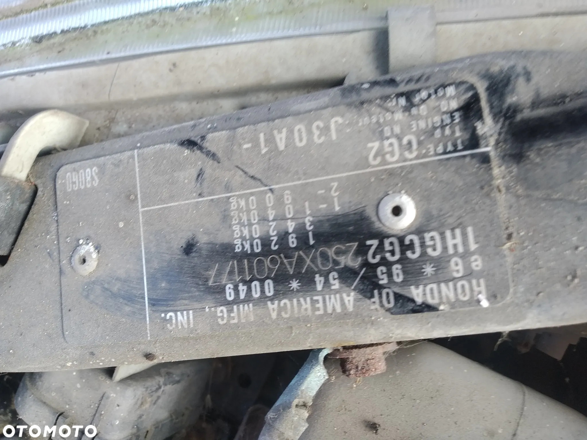 HONDA ACCORD COUPE 97-02 3.0 J30A1 MASKA PRZÓD PRZEDNIA NH592P - 32