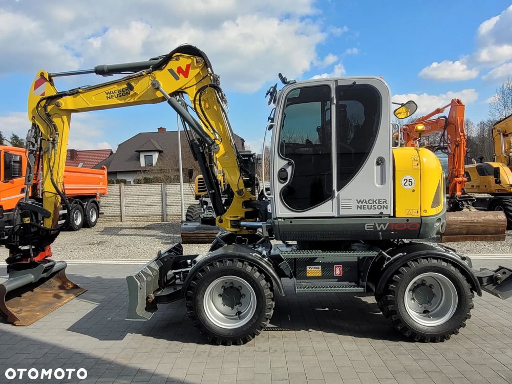 Wacker Neuson EW100 / ROTOTILT / 3 łyżki + widły / - 6