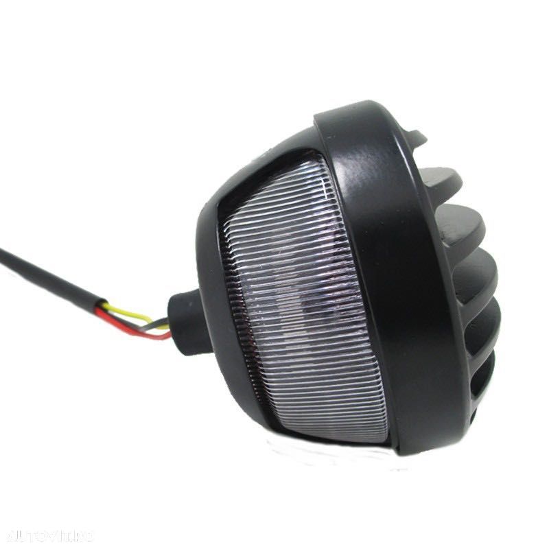 Lampa Stop Spate Moto Cafe racer custom chooper bobber Negru A686 - 6