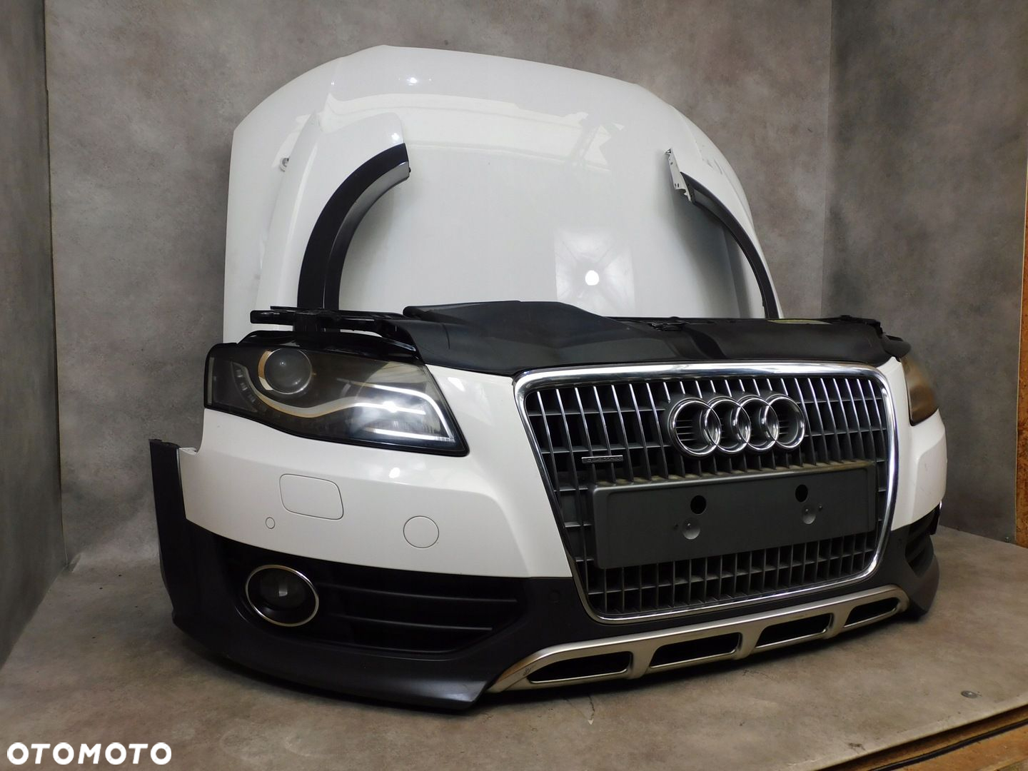 AUDI A4 B8 8K ALLROAD KOMPLETNY PRZÓD ZDERZAK LAMPY MASKA PAS XENON - 4
