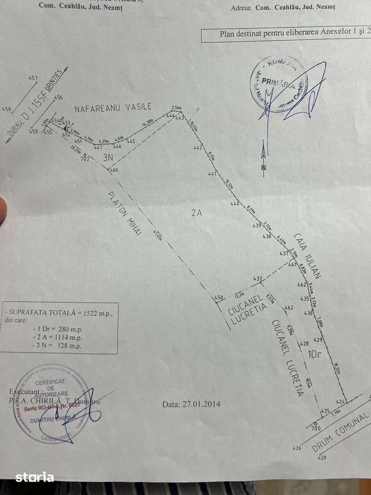 Teren de Vanzare Ceahlau 1522mp Intravilan la 6km de Durau & Lac Bicaz - Imagine principală: 3/3