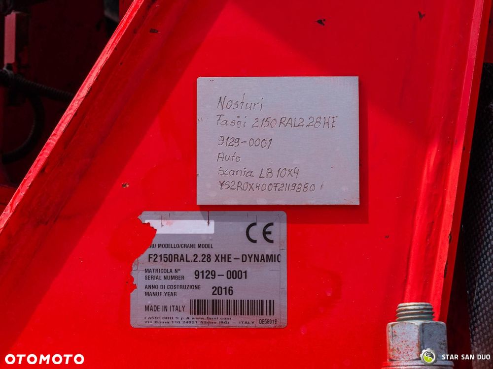 Scania R520 10x4 FASSI F2150RAL.2.28 HDS Żuraw Wciągarka - 22