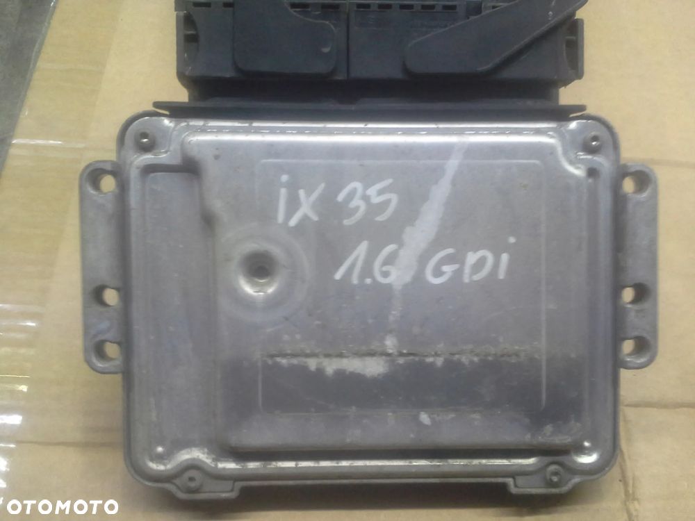 Hyundai IX35 1.6 GDi zestaw startowy komputer 39110-2BAG0 moduły stacyjka 2 klucze immo licznik i inne EU - 5