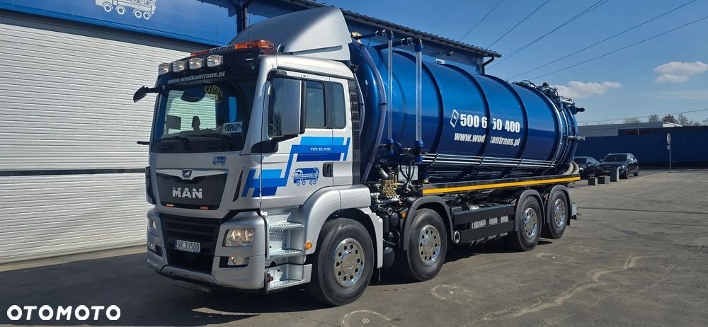 MAN TGS 35.420 8x2 zabudowa 2026 25+2m3 WUKO asenizacyjny kombi cysterna beczka - 3