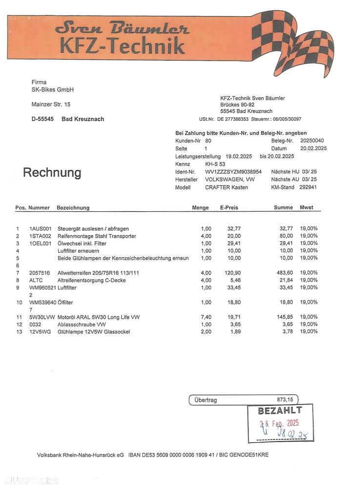 Volkswagen CRAFTER - 22