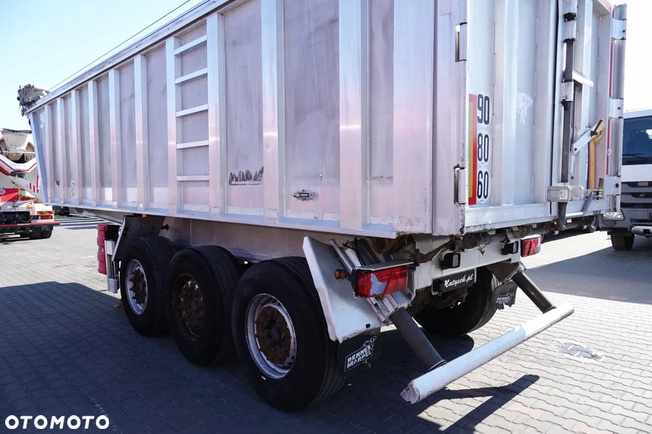 Benalu WYWROTKA ALUMINIOWA 28 M3 / OŚ PODNOSZONA / WAGA 5100 KG - 11
