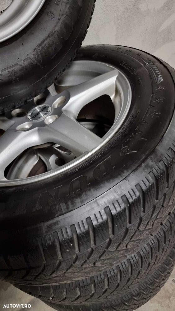 Jante aliaj Enzo + Cauciucuri de iarna Dunlop 5x 115 - 4