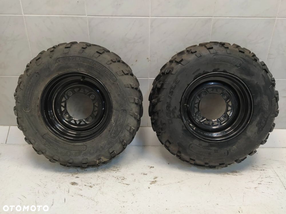 POLARIS SPORTSMAN 570 2X FELGA STALOWA 12X6 R12 2X OPONY CARLISLE AT489 25X8-12 NOWE KOŁA - 2