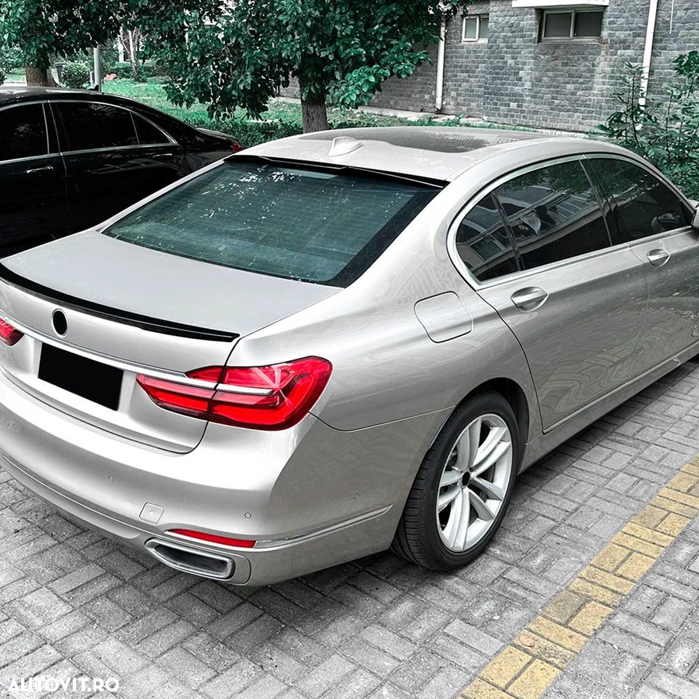 Eleron Luneta model M4 Spoiler Lip Codita BMW G11 G12, Negru Lucios - 3