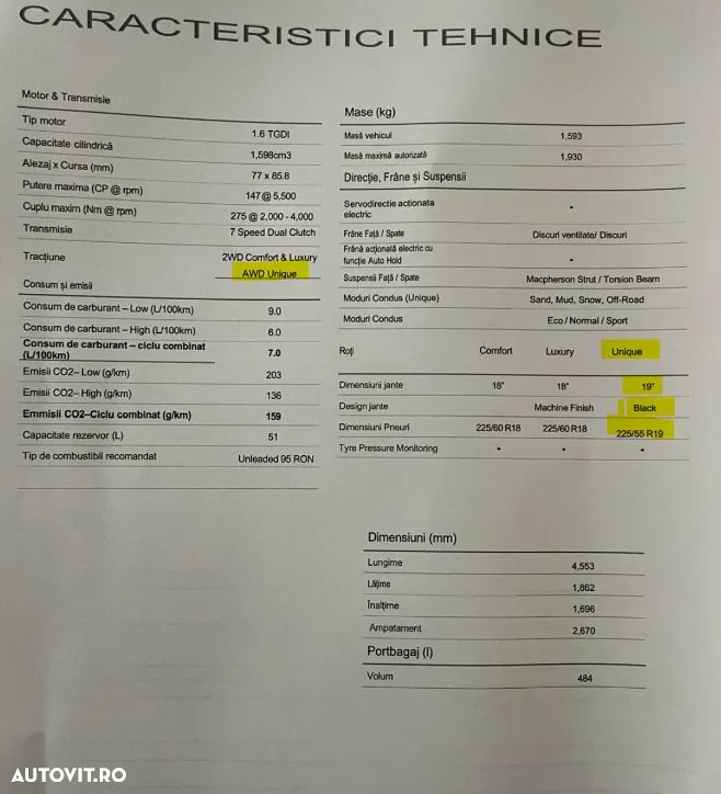 Chery Tiggo 7 1.6 TGDI AWD 7DCT Unique - 13