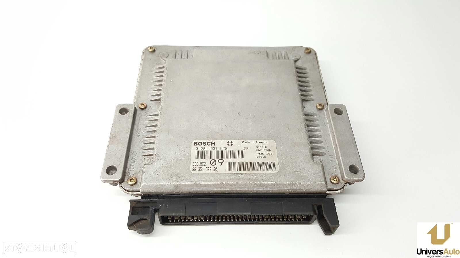 CENTRALINA DO MOTOR UCE PEUGEOT 406 BERLINA (S1/S2) 2.0 HDI CAT - 4