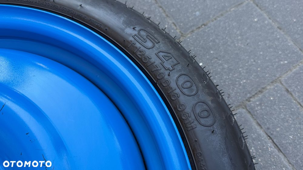 Koło dojazdowe r16 4x114.3 ET44 125/70 Epica Opel Chevrolet dojazdówka felga - 6