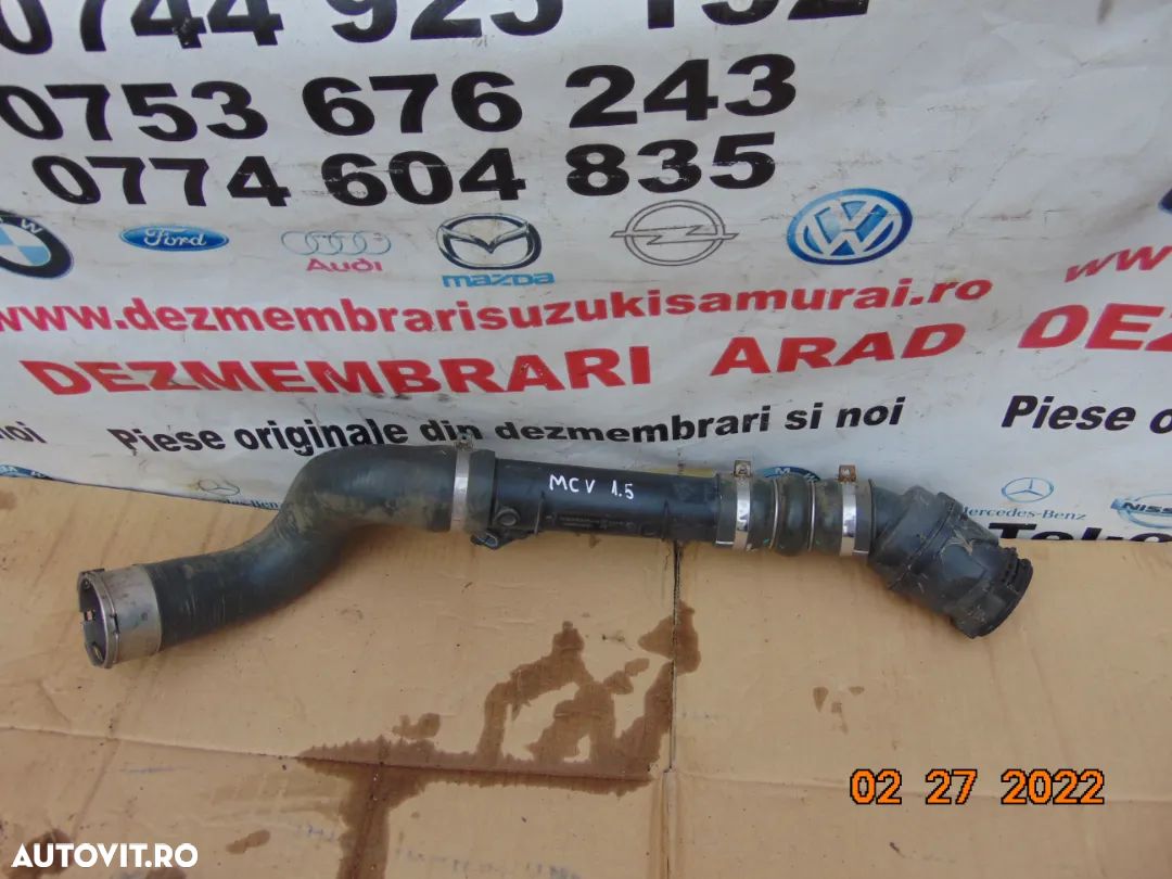 Furtun Intercooler dacia Logan 2 motor 1.5 MCV 2 Dokker Duster 1.5renault Captur tub intercooler - 1