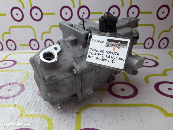 Compressor AC Toyota Yaris 1.5 Hybrido 73Cv de 2018 - Ref: 042200-1350 - NO60181