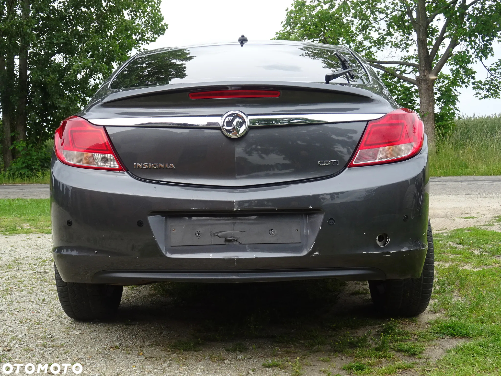 OPEL INSIGNIA A ZDERZAK TYŁ TYLNY SEDAN HB Z177 - 4