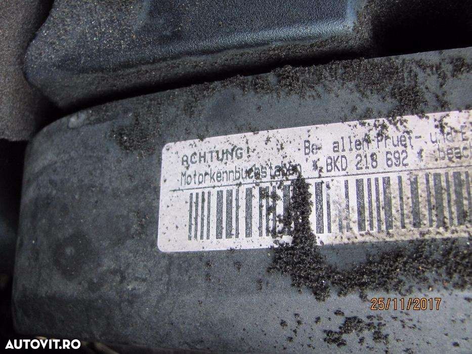 motor vw passat golf 5 jetta touran seat skoda 2.0 tdi 140 cp cod BKD - 1