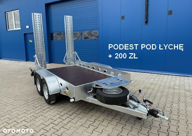 Rydwan do transportu mini koparki, - 2