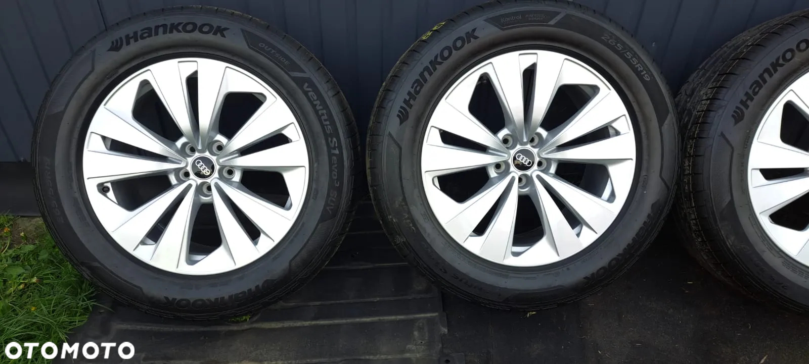 AUDI Q7 Q8 KOŁA (FELGI 4M8607025 Z OPONAMI 19" HANKOOK LATO) 265/55R19 ET20 5x112 - 3