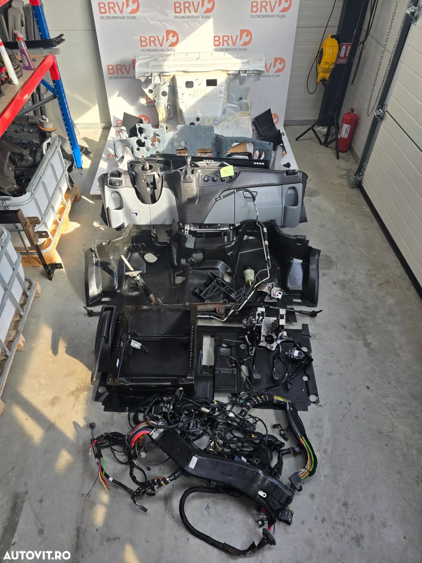 Kit schimbare volan de pe partea stanga pentru Ford Transit Custom 2,2 motorizare / fara AC Euro 5 2011-2015 an fabricatie - 1