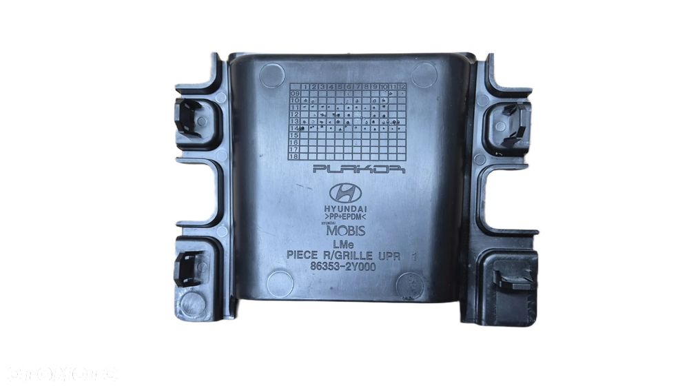 Zaślepka Nakładka Atrapy przedniej pasa Hyundai ix35 OE 86353-2Y000 NOWA ! - 4