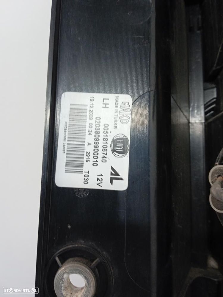 FAROLIM TRASEIRO ESQUERDO FIAT DOBLO FURGÃO/BREAK FAMILIAR 2010 -00518106740 - 1