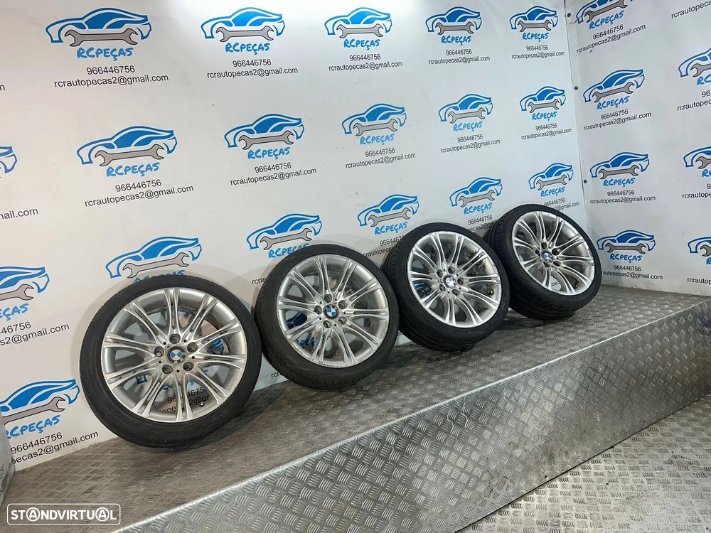 .Conjunto Jantes 18 Originais Pack M Style 135 BMW Serie 5 E60 Carro E61 Carrinha 8J ET20 5x120 7 905 320 - 3