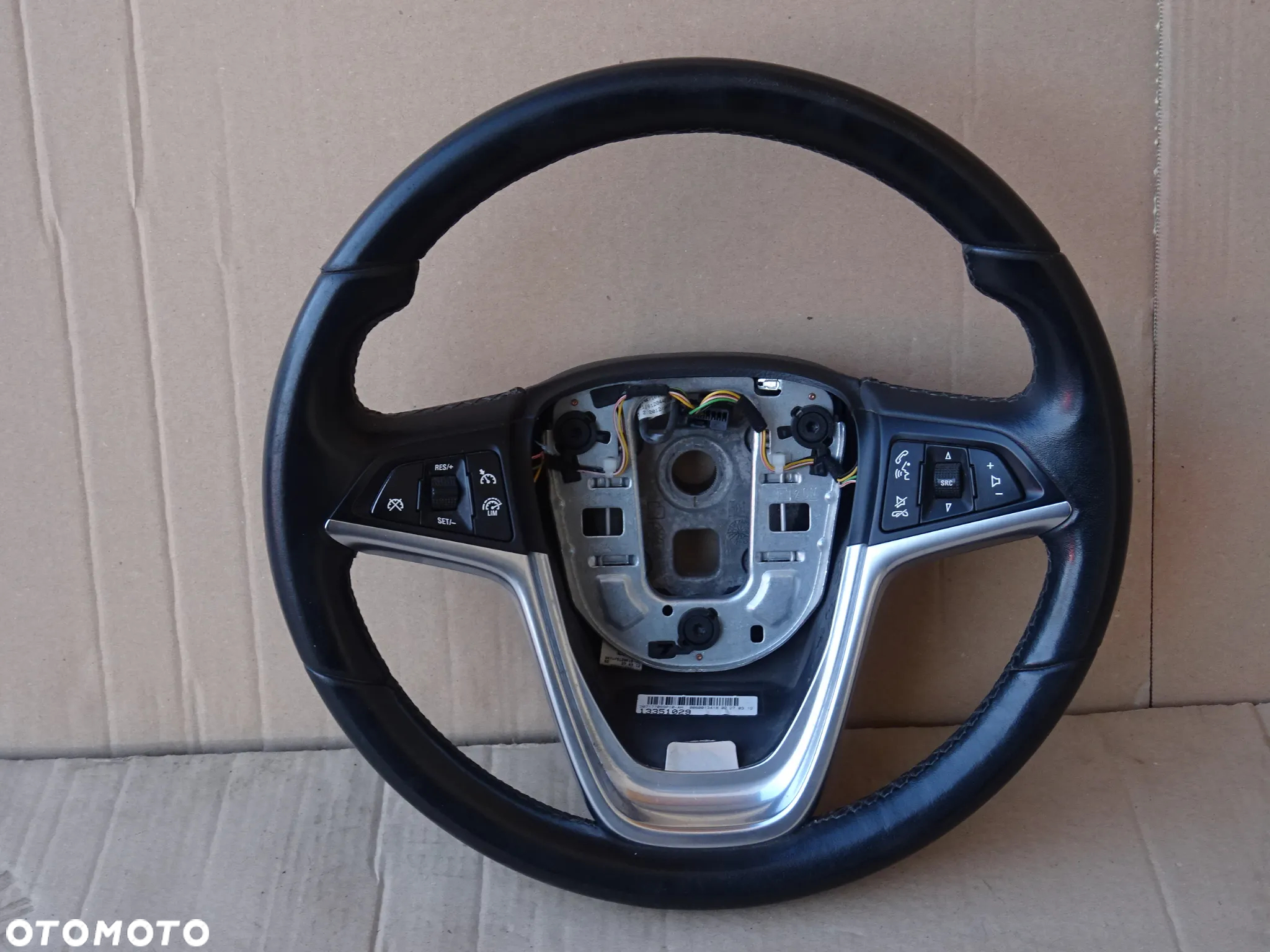 KIEROWNICA SKÓRA MULTIFUNKCJA SPORT BICEPSY OPEL ZAFIRA C ASTRA J MERIVA B, MOKKA, INSIGNIA - 2
