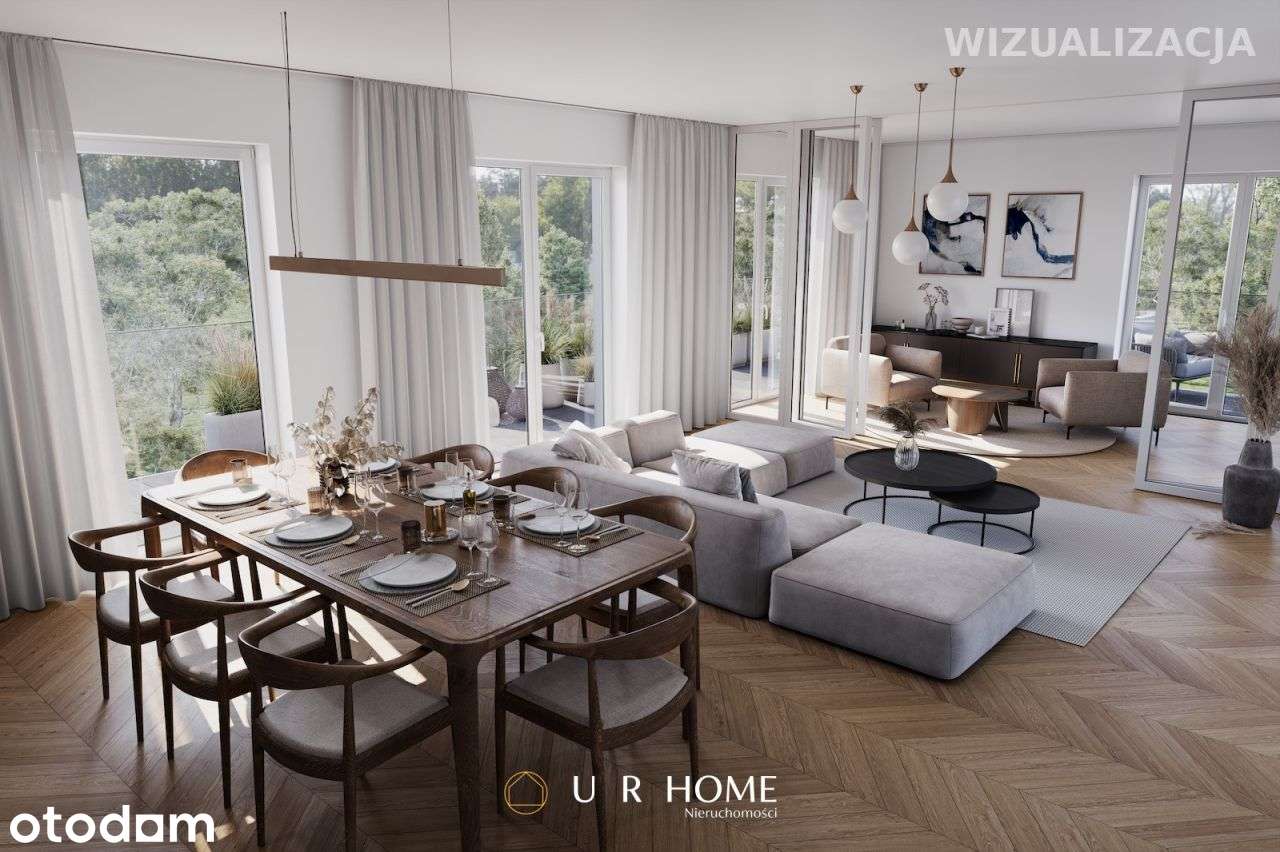 5 pokoi |Taras na dachu 70 m² | Stan deweloperski
