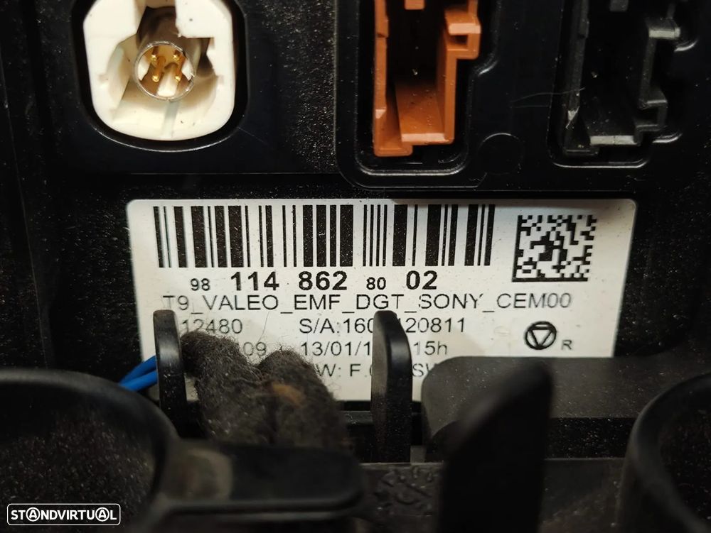 Display Ecra Comando Radio iDrive Citroen C4 Cactus 2014 a 2020 - 10