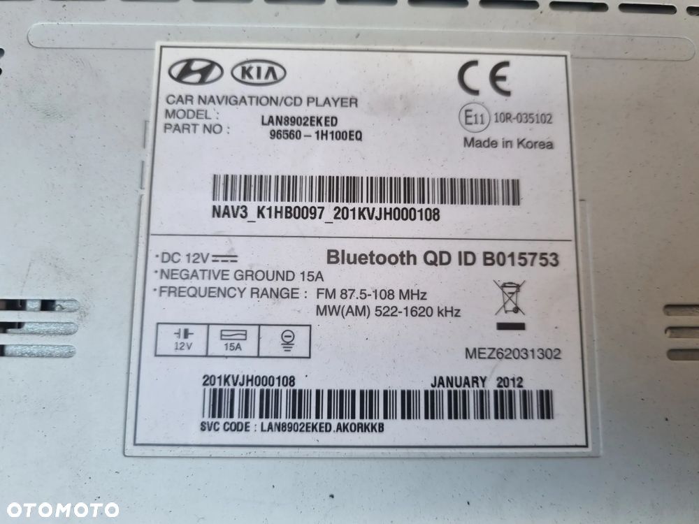 KIA PRO CEED RADIO NAWIGACJA EKRAN - 8